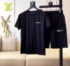 Louis Vuitton Men's Short Sleeve Suits 60