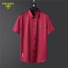 Prada Men's Short Sleeve Shirts 40