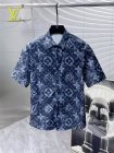 Louis Vuitton Men's Short Sleeve Shirts 04