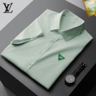 Louis Vuitton Men's Short Sleeve Shirts 42
