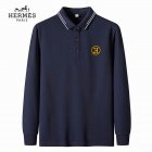 Hermes Men's Long Sleeve Polo 03