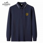 Hermes Men's Long Sleeve Polo 03