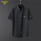 Prada Men's Short Sleeve Shirts 34