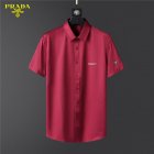 Prada Men's Short Sleeve Shirts 42