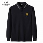 Hermes Men's Long Sleeve Polo 02