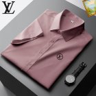 Louis Vuitton Men's Short Sleeve Shirts 55