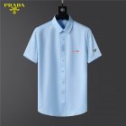 Prada Men's Short Sleeve Shirts 38