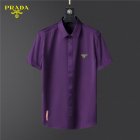 Prada Men's Short Sleeve Shirts 44